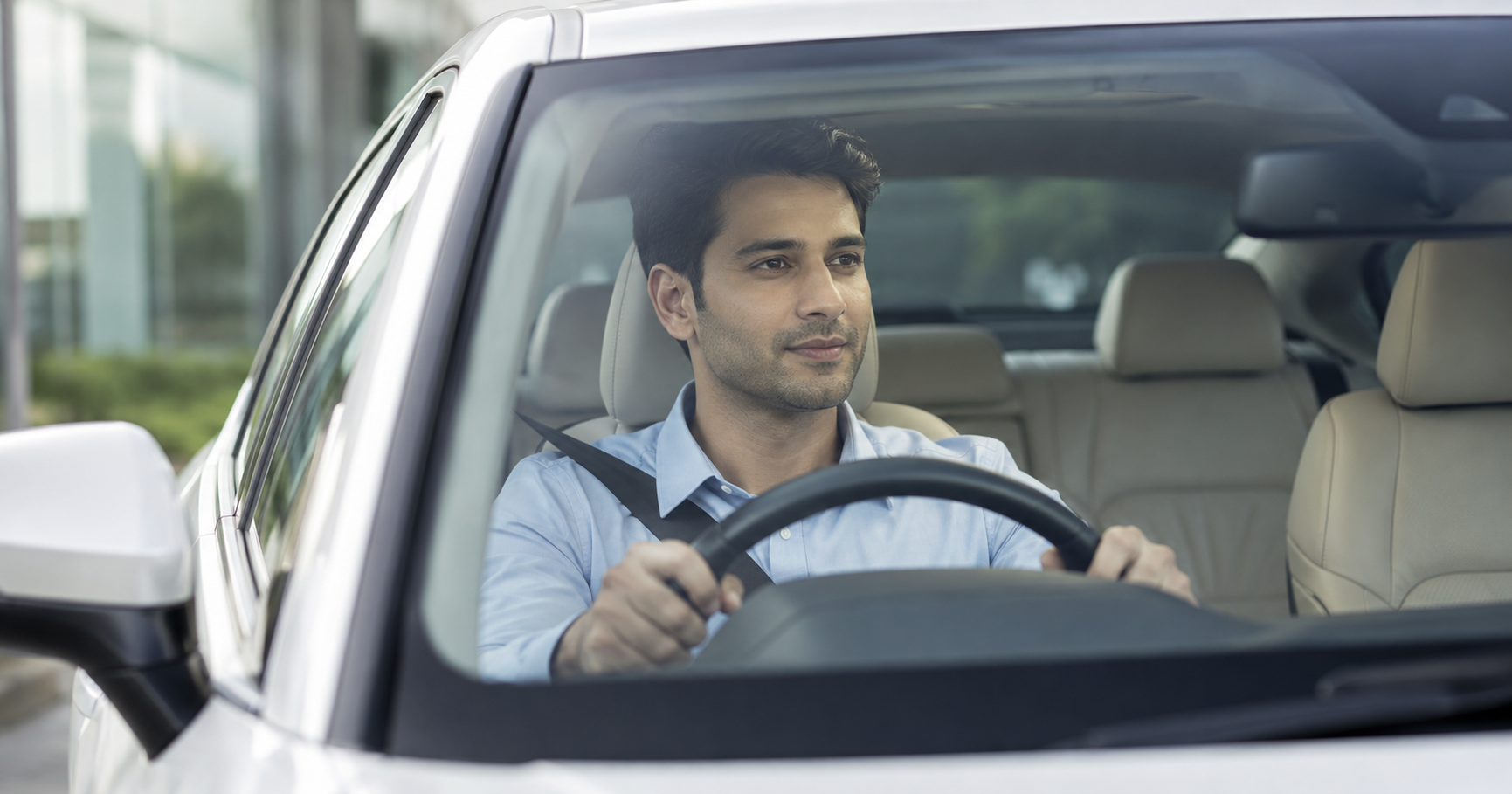Extended test drive — Indian professional evaluating a car before buying